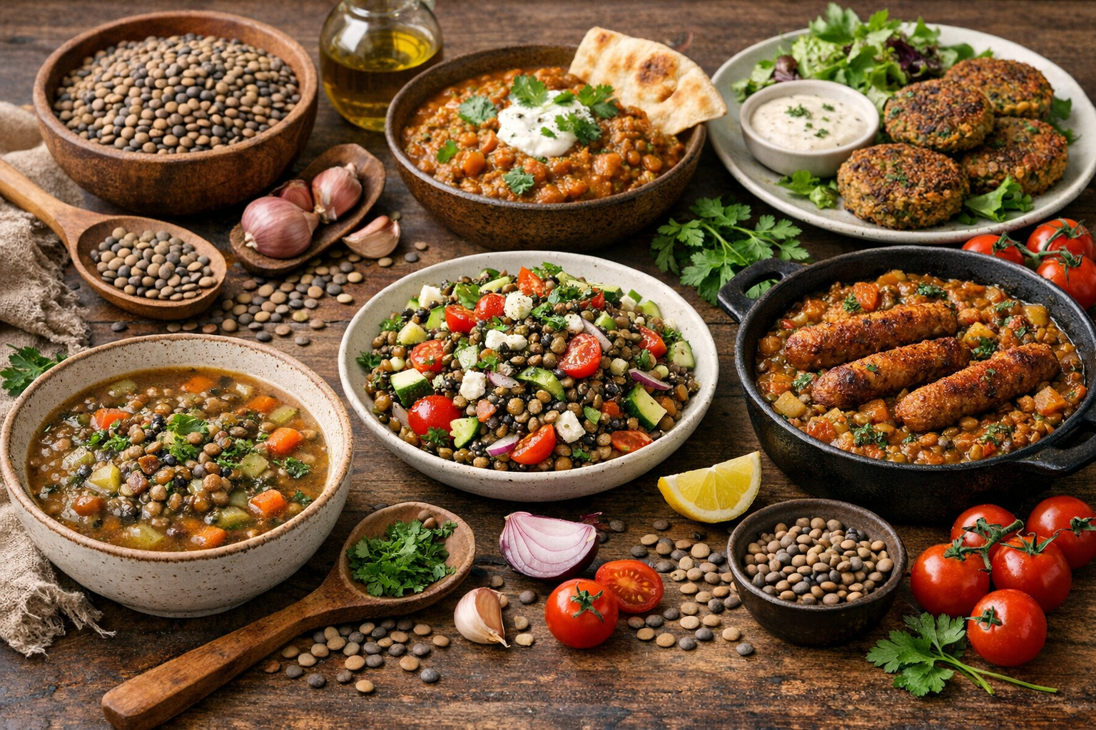 Découvrez nos délicieuses recettes à base de lentilles
