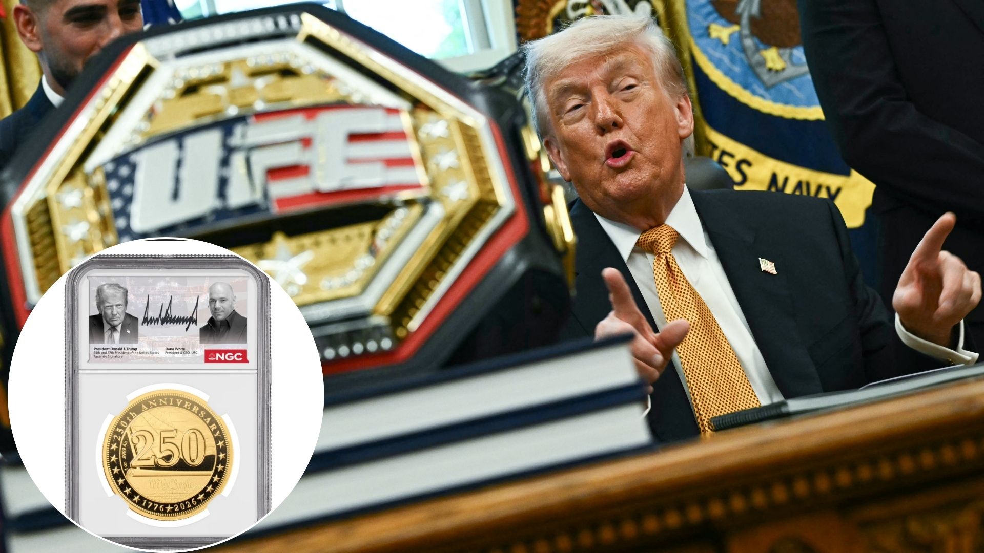 Trump Is Selling UFC Freedom 250 Coins
