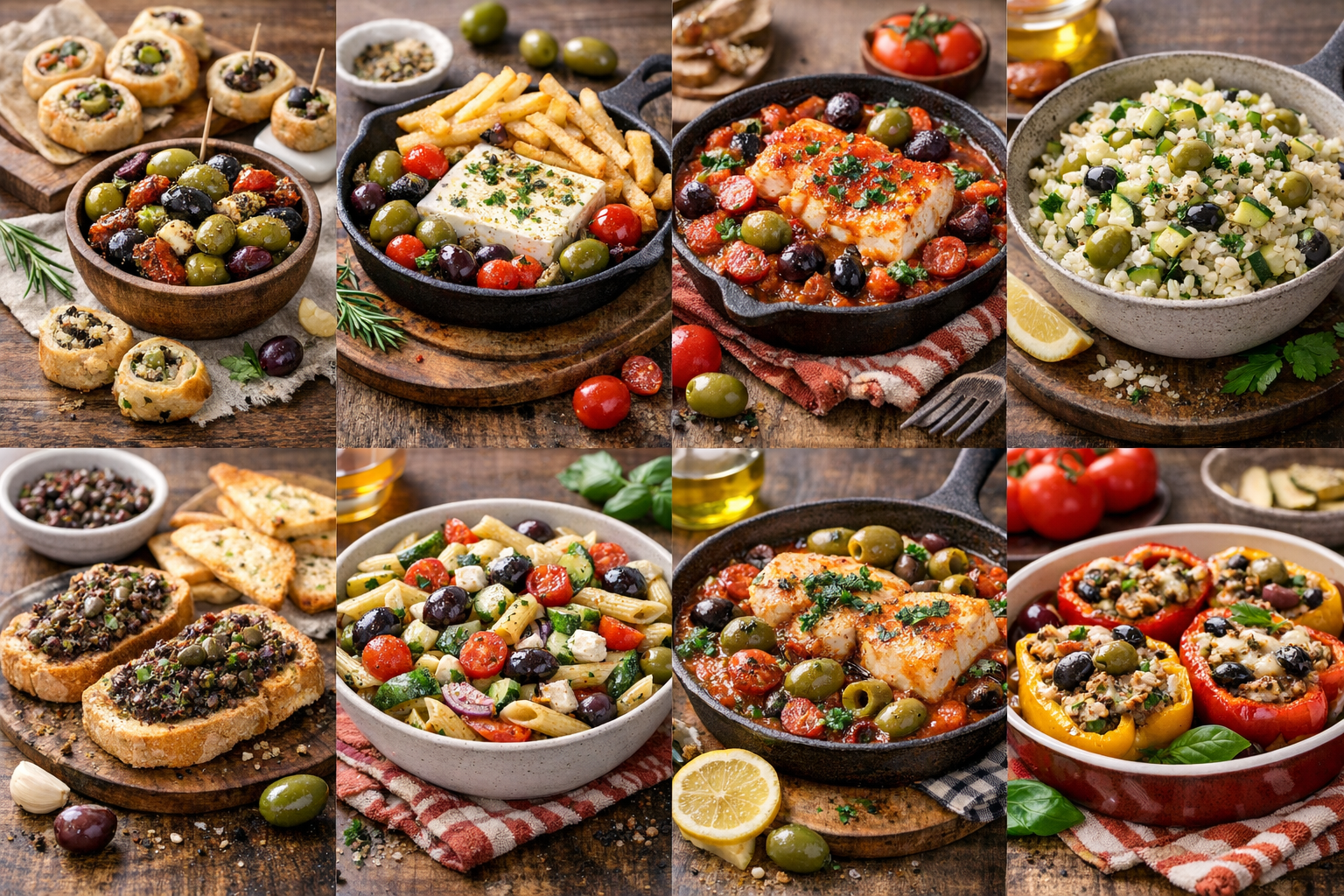 8 délicieuses recettes à base d’olives à découvrir