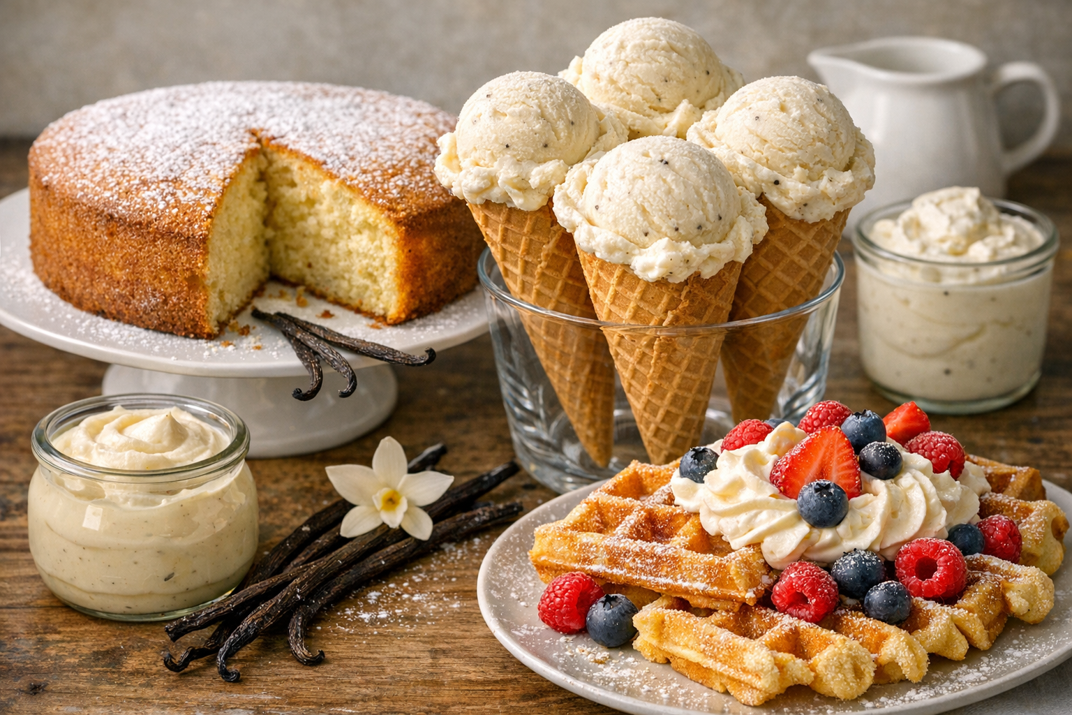 Délices à la vanille pour tous les gourmands
