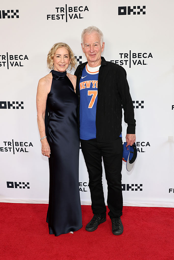 Chris Evert and John McEnroe