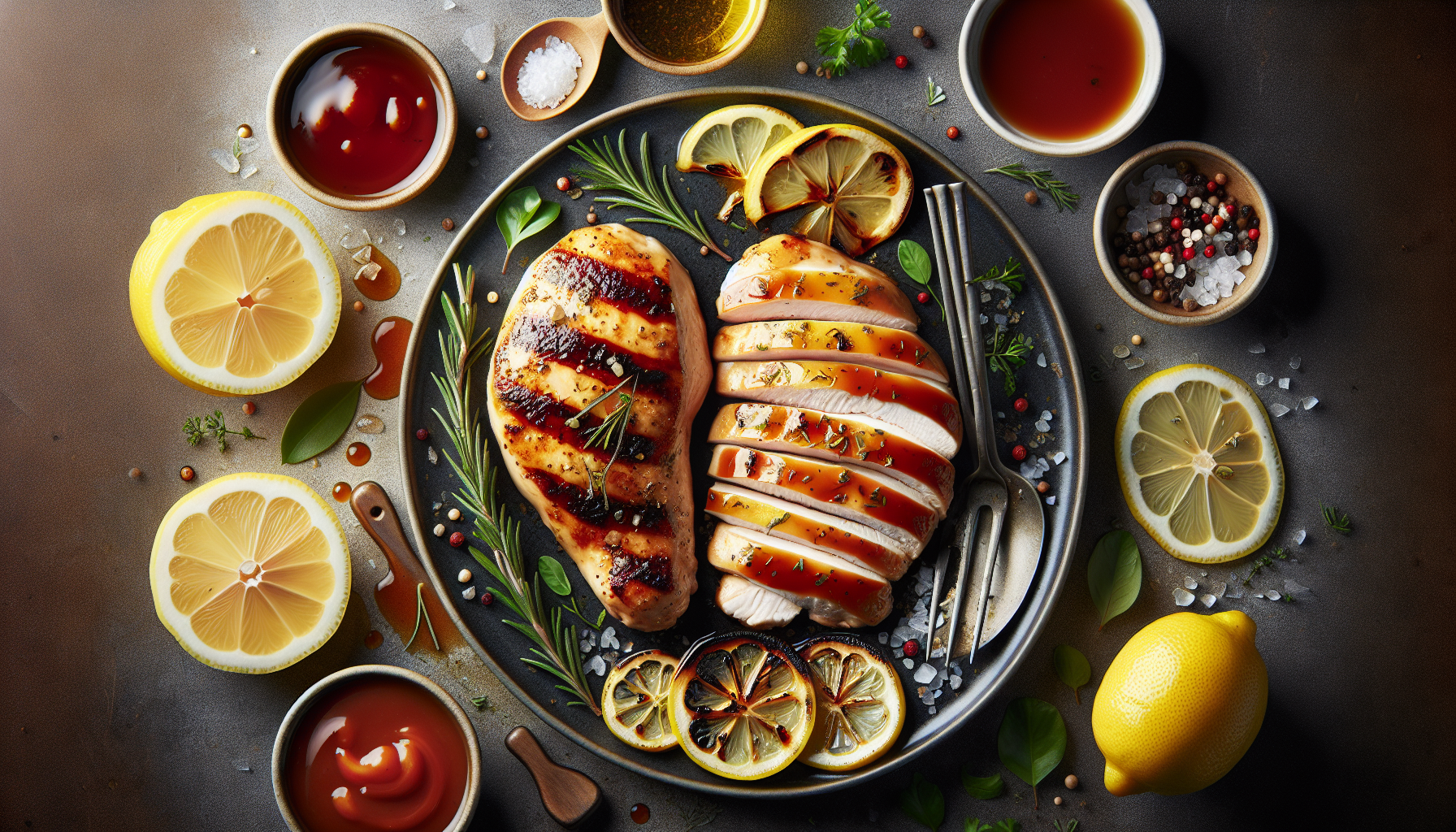 Blancs de poulet BBQ au citron
