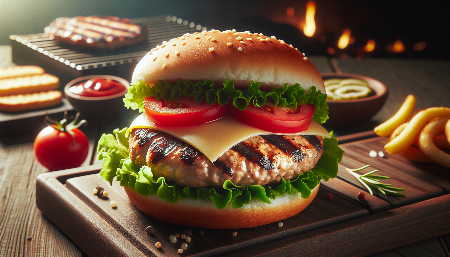 Burgers de dindon BBQ