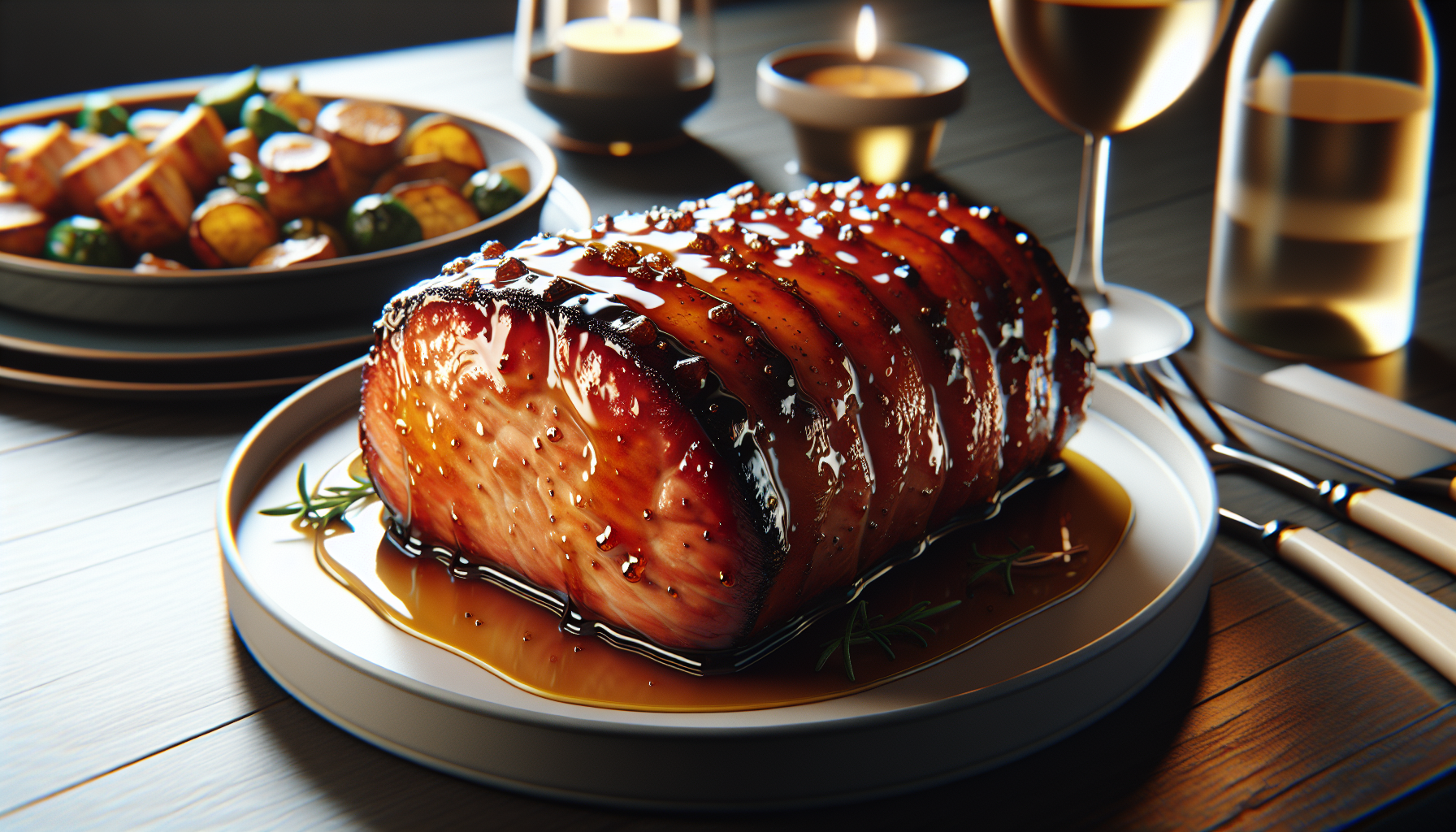 Longe de porc au miel