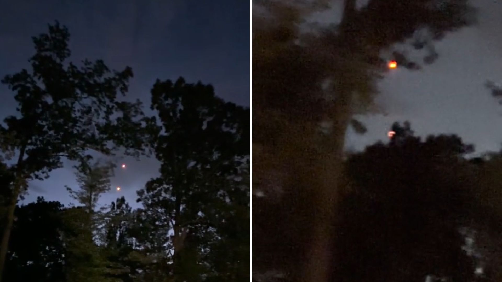 Two Orbs Moving in Formation