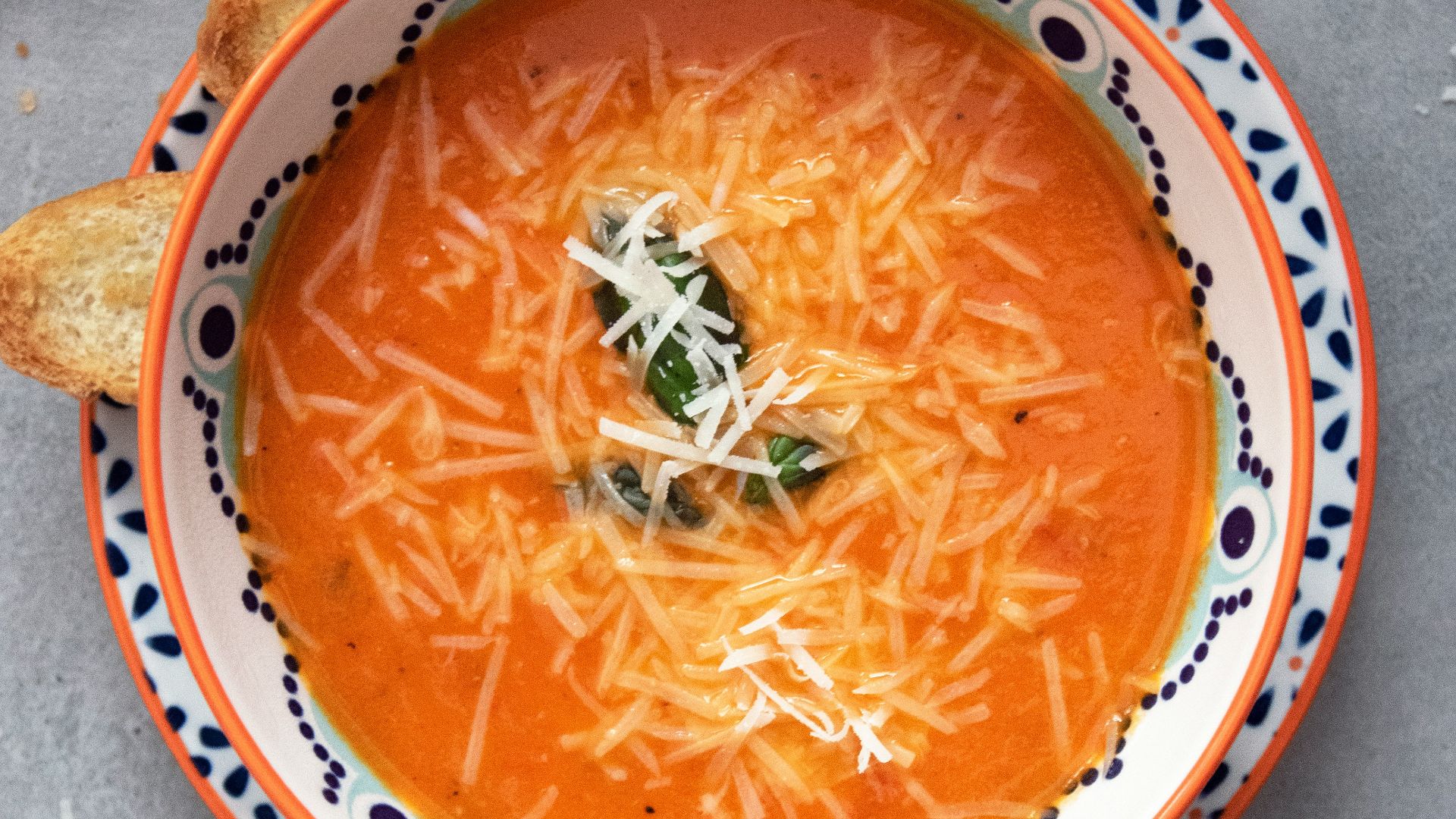 2. Croque-monsieur et soupe à la tomate