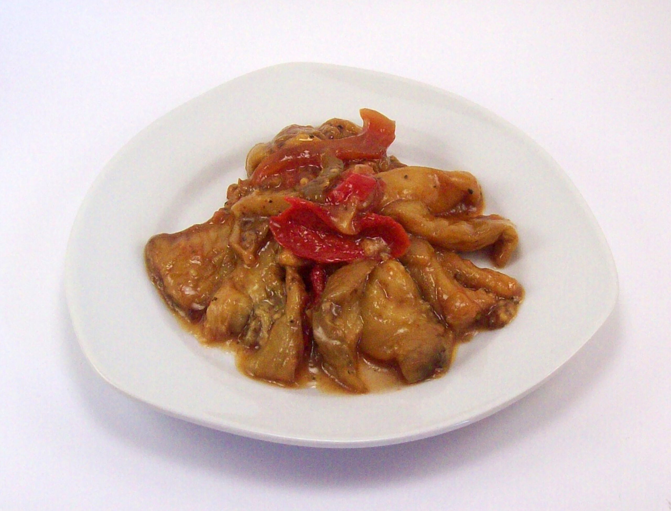 Cari d'aubergine allongée
