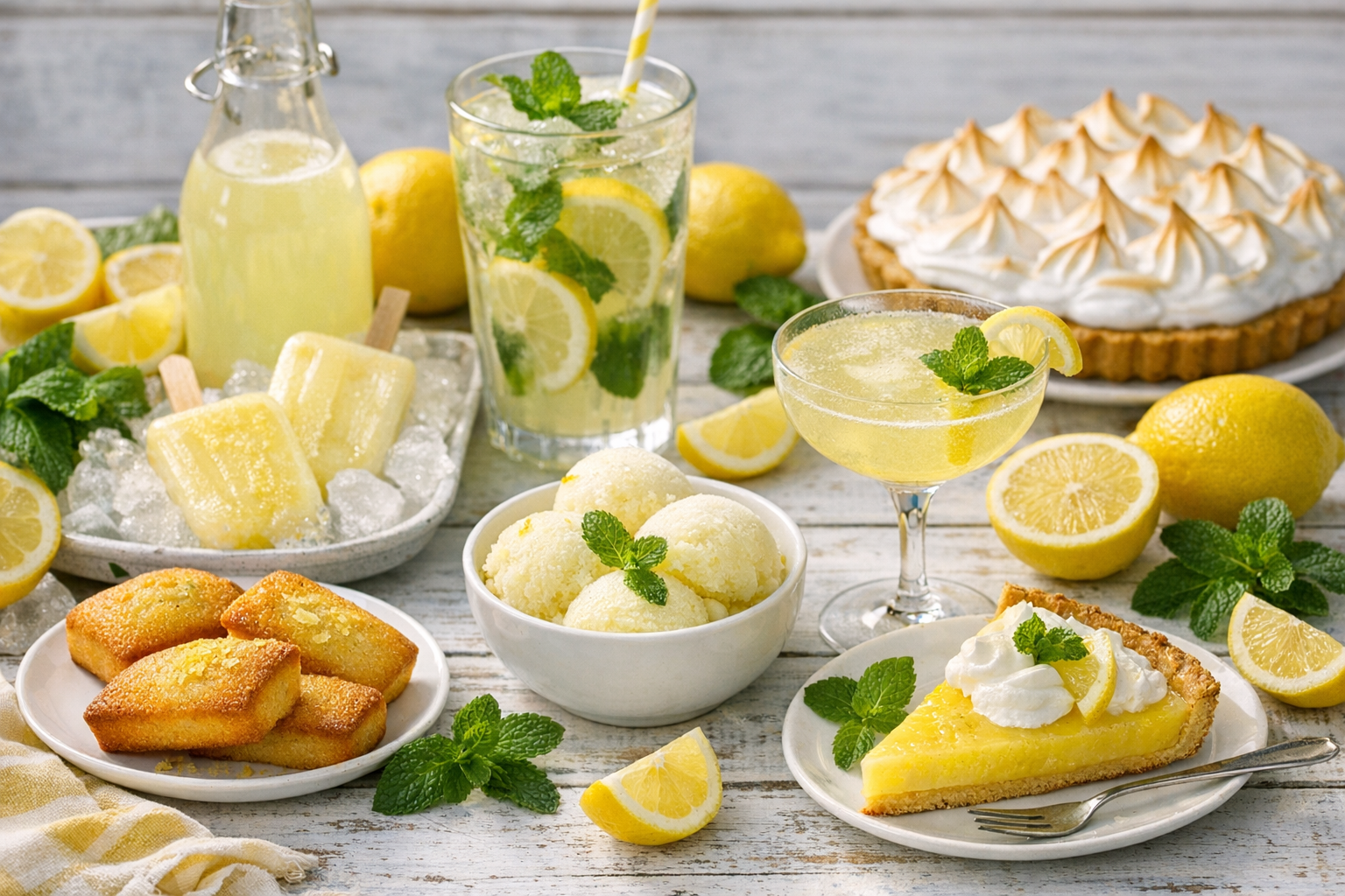Découvrez des recettes rafraîchissantes au citron