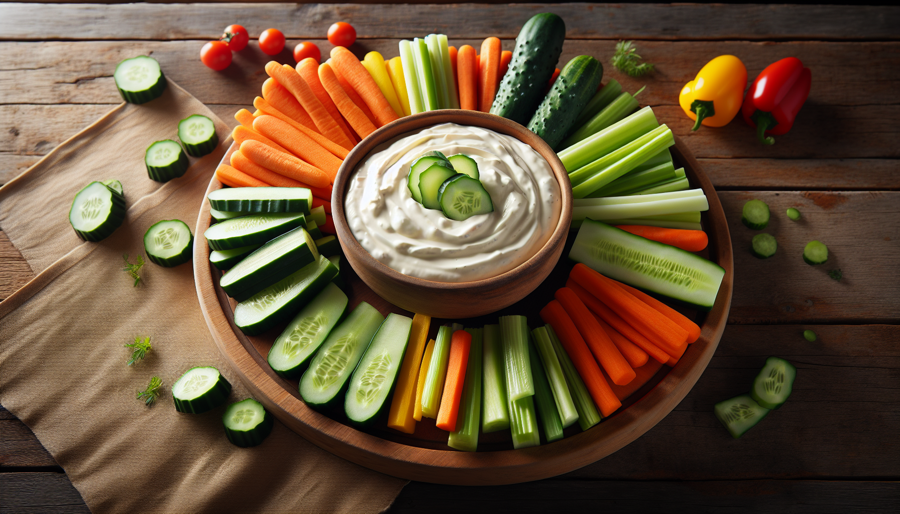 Trempette légère pour légumes