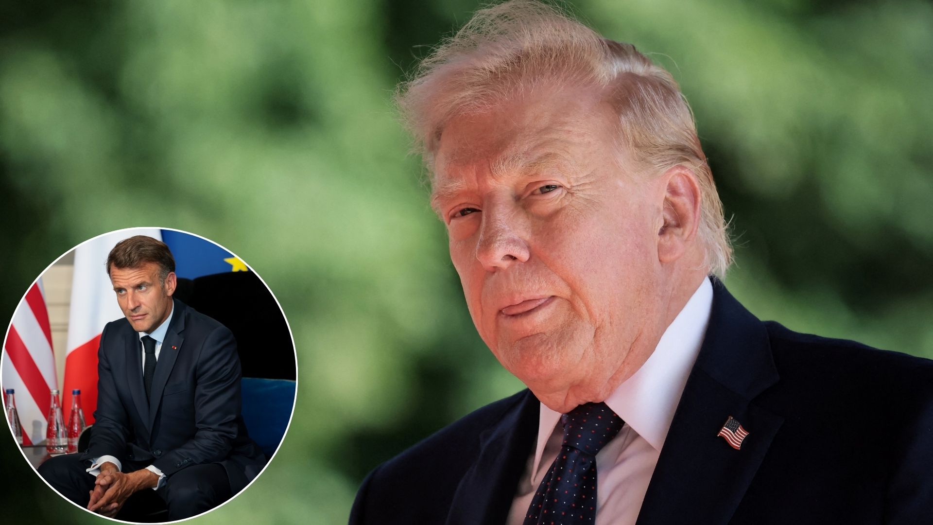 Macron a rejeté la menace de Trump sur le vin français au G7