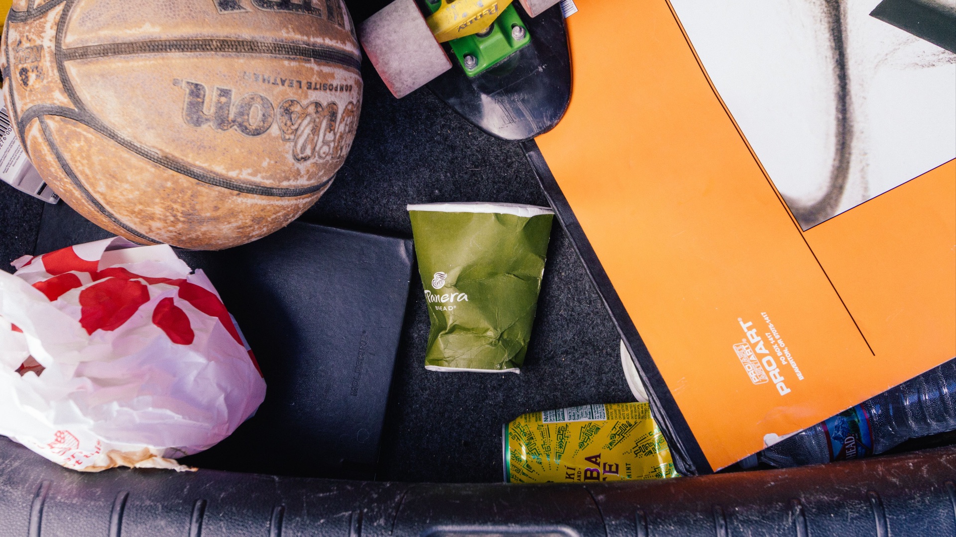 7. Déchets laissés dans la cabine