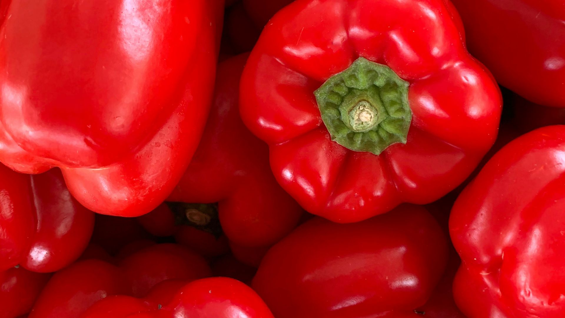 7. Poivrons rouges