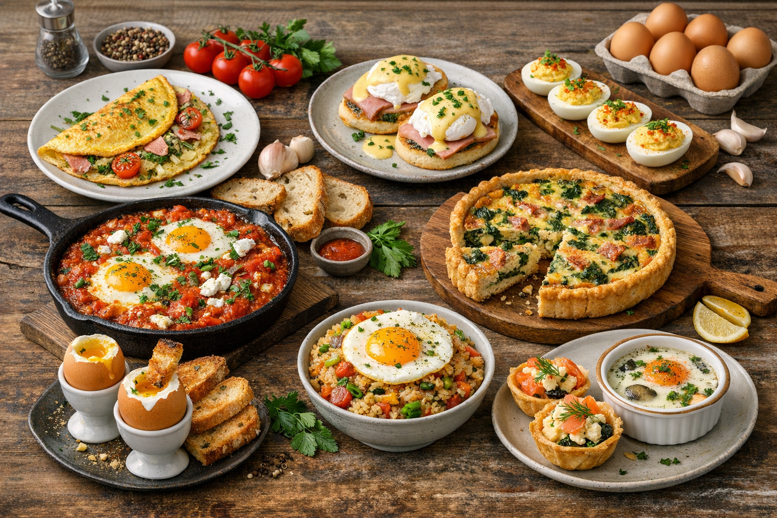 Découvrez ces délicieuses recettes à base d’œufs