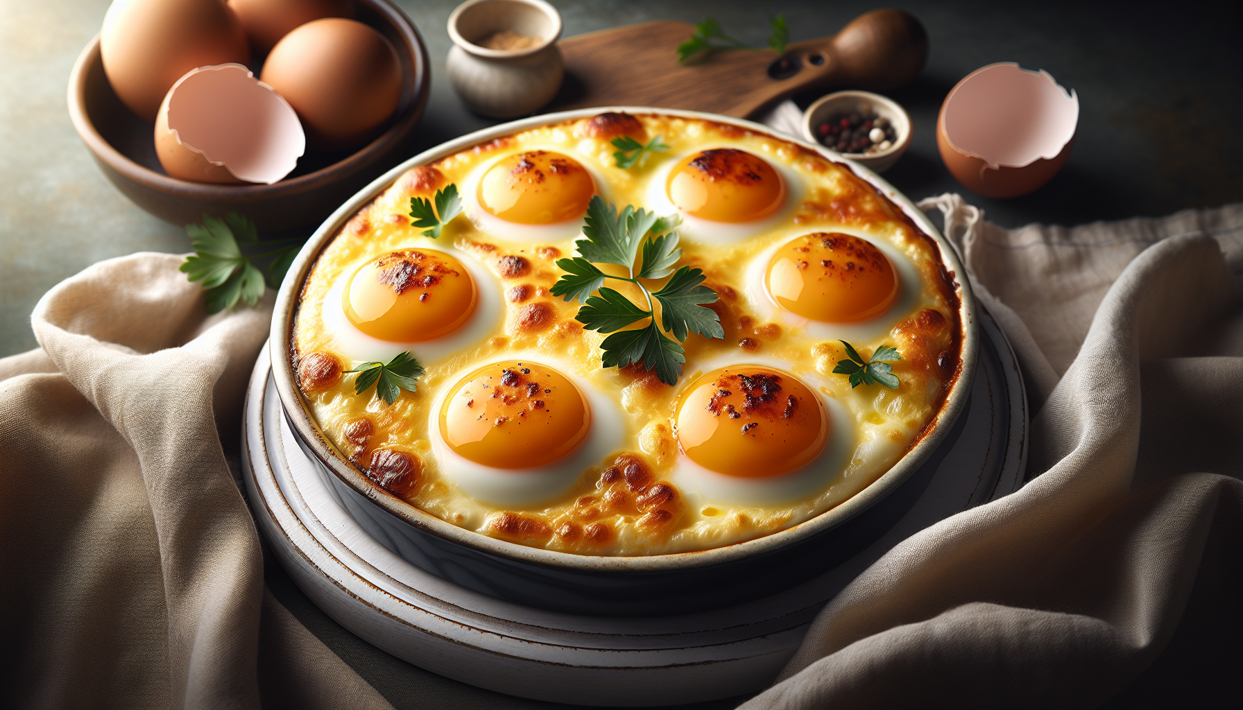 Oeufs gratinés