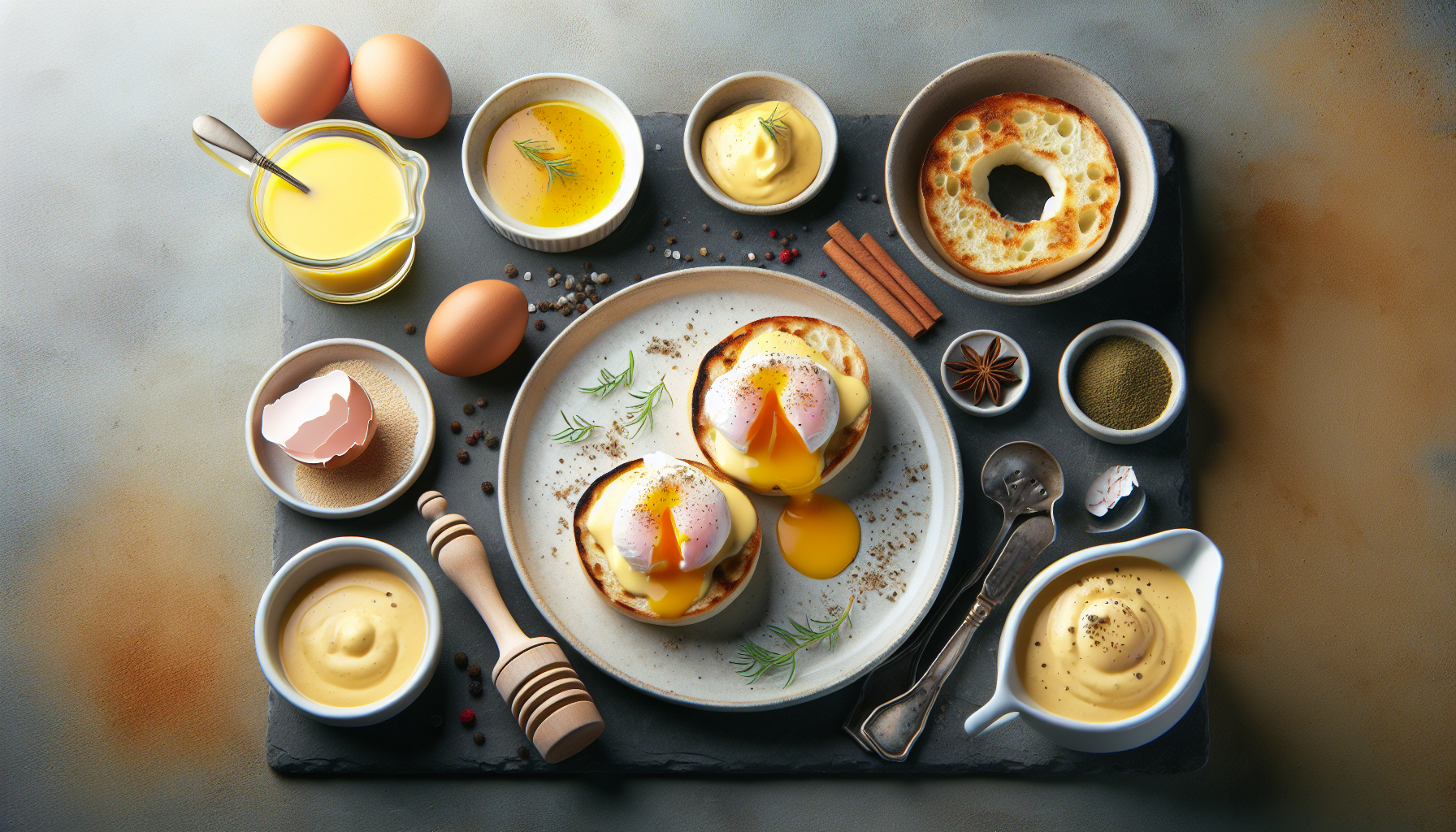 Oeufs pochés pour les nuls sur bagel grillé et sauce hollandaise