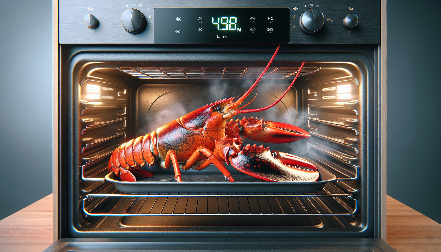 Homard grillé au four