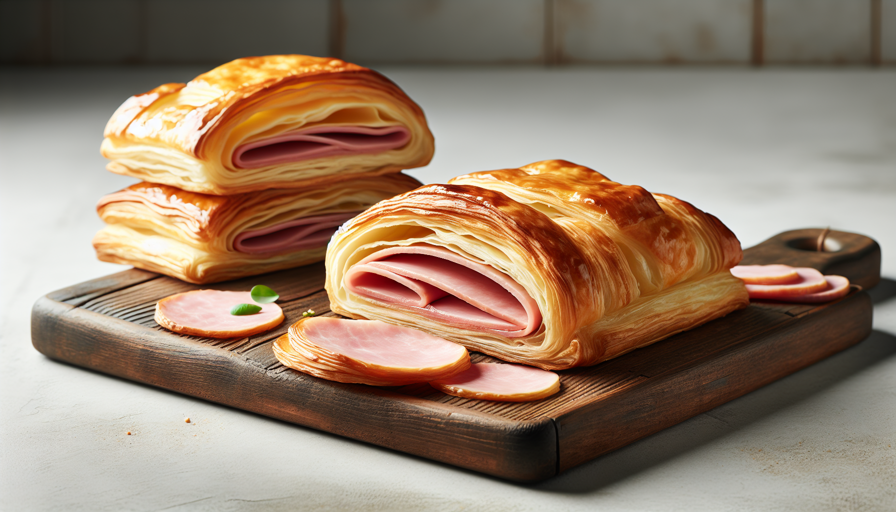 Feuilletés au jambon
