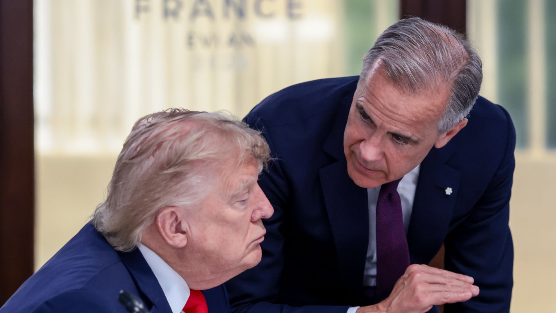 La première réaction de Trump