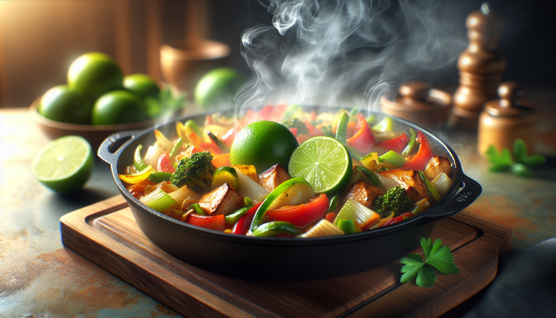 Casserole parfumé à la lime