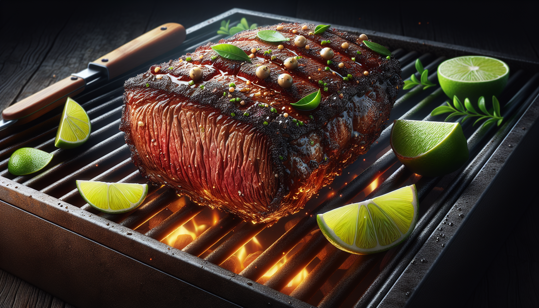 Rosbif BBQ à la lime