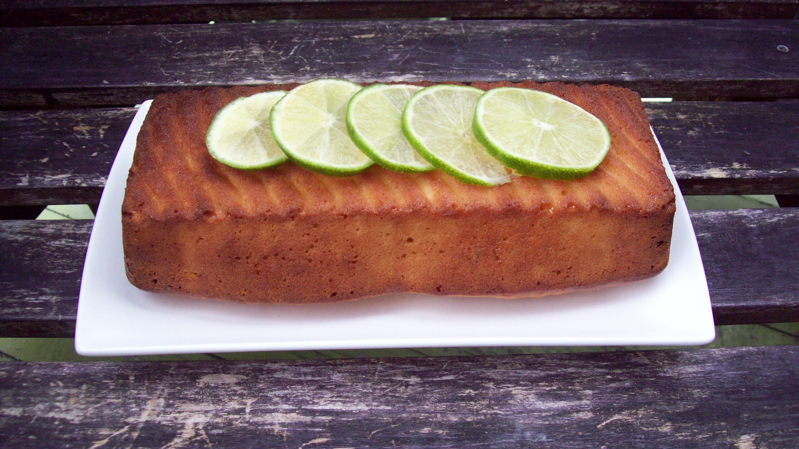 Quatre quart et sirop de lime