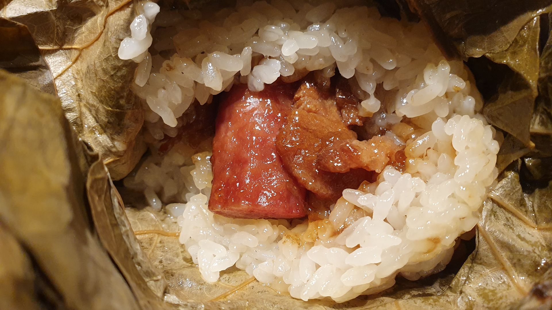 7. Riz gluant en feuille de lotus