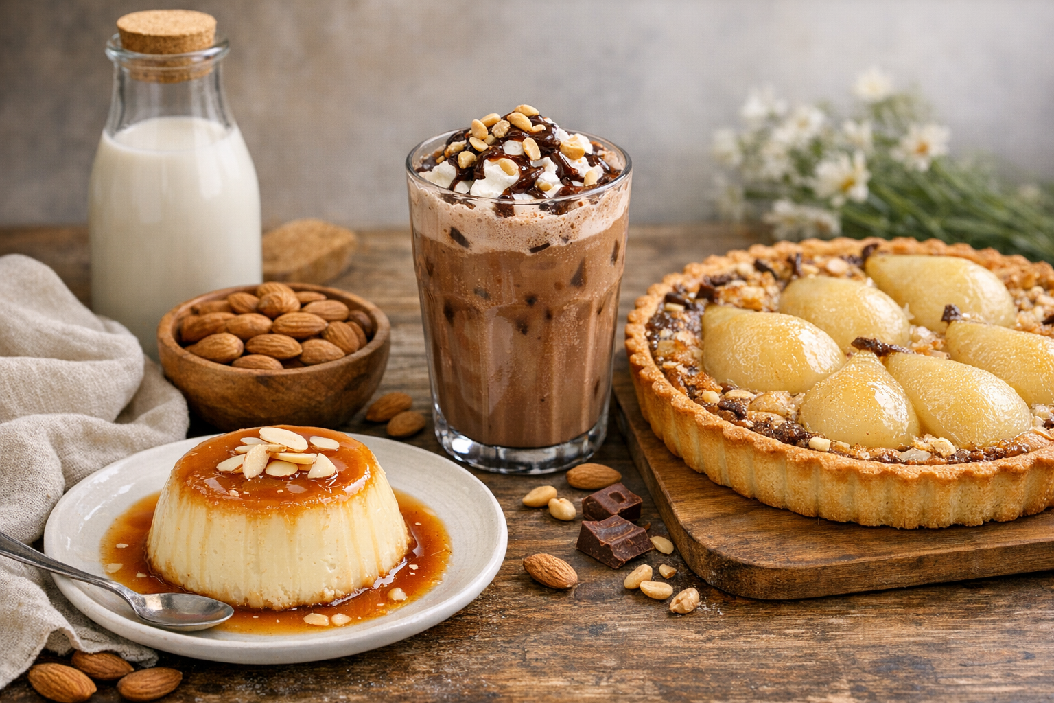 Découvrez ces délicieuses recettes à base de lait d’amande