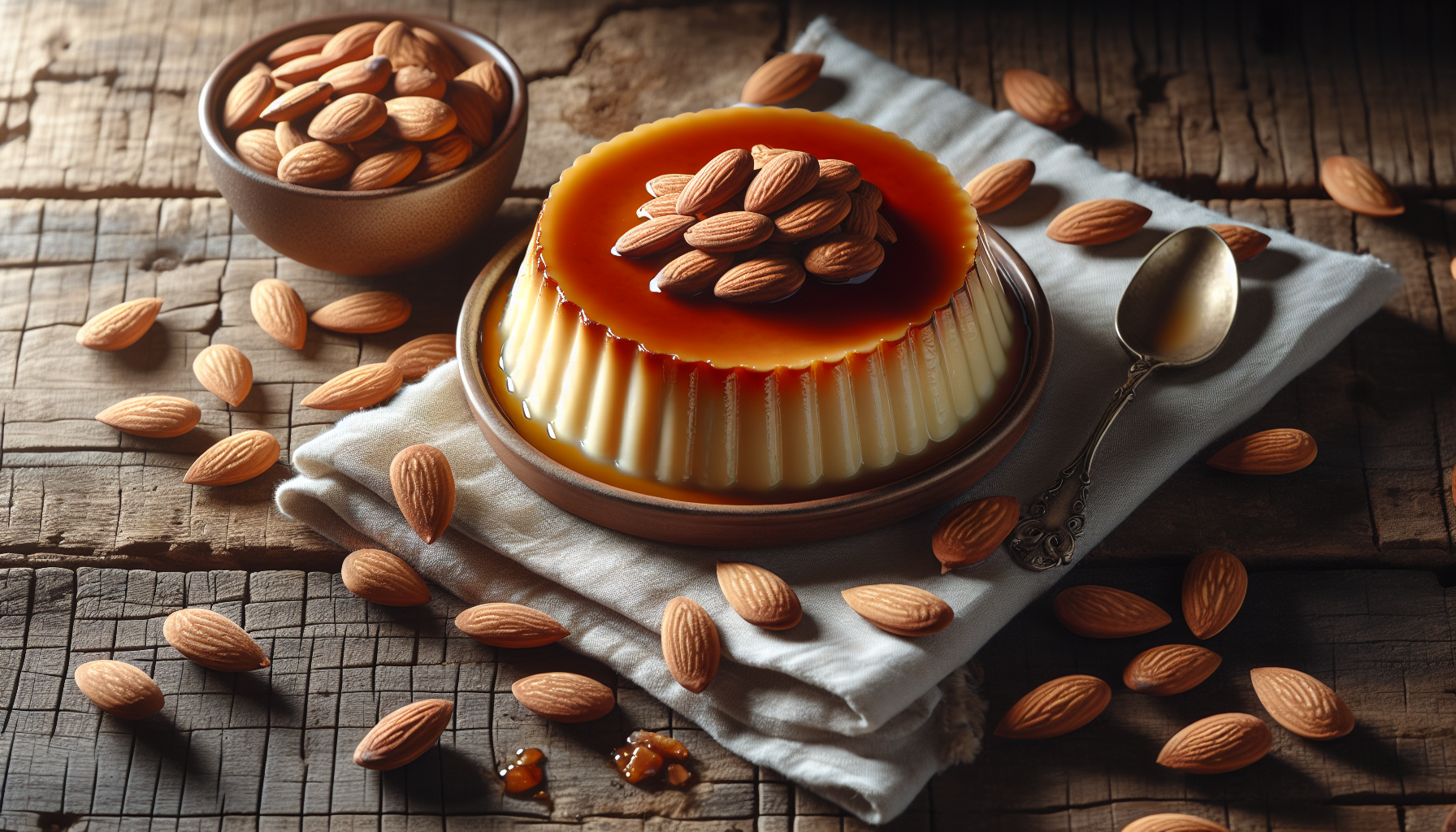 Flan au lait d'amande