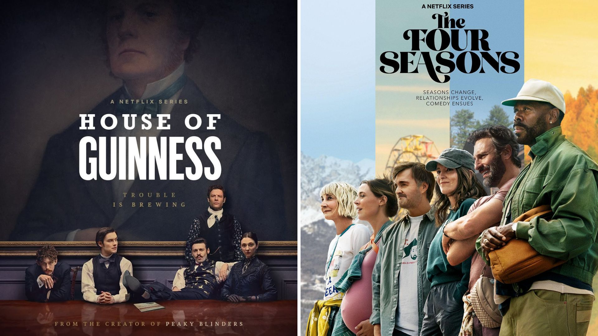Cancelled or renewed? House of Guinness, The Four Seasons and more!