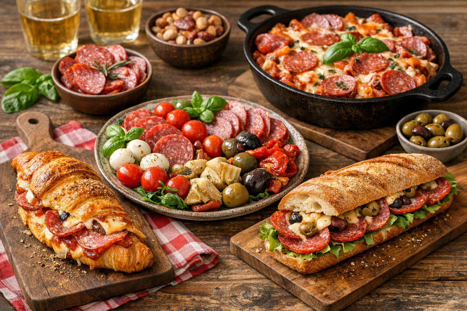 Savourez nos délicieuses recettes avec du salami