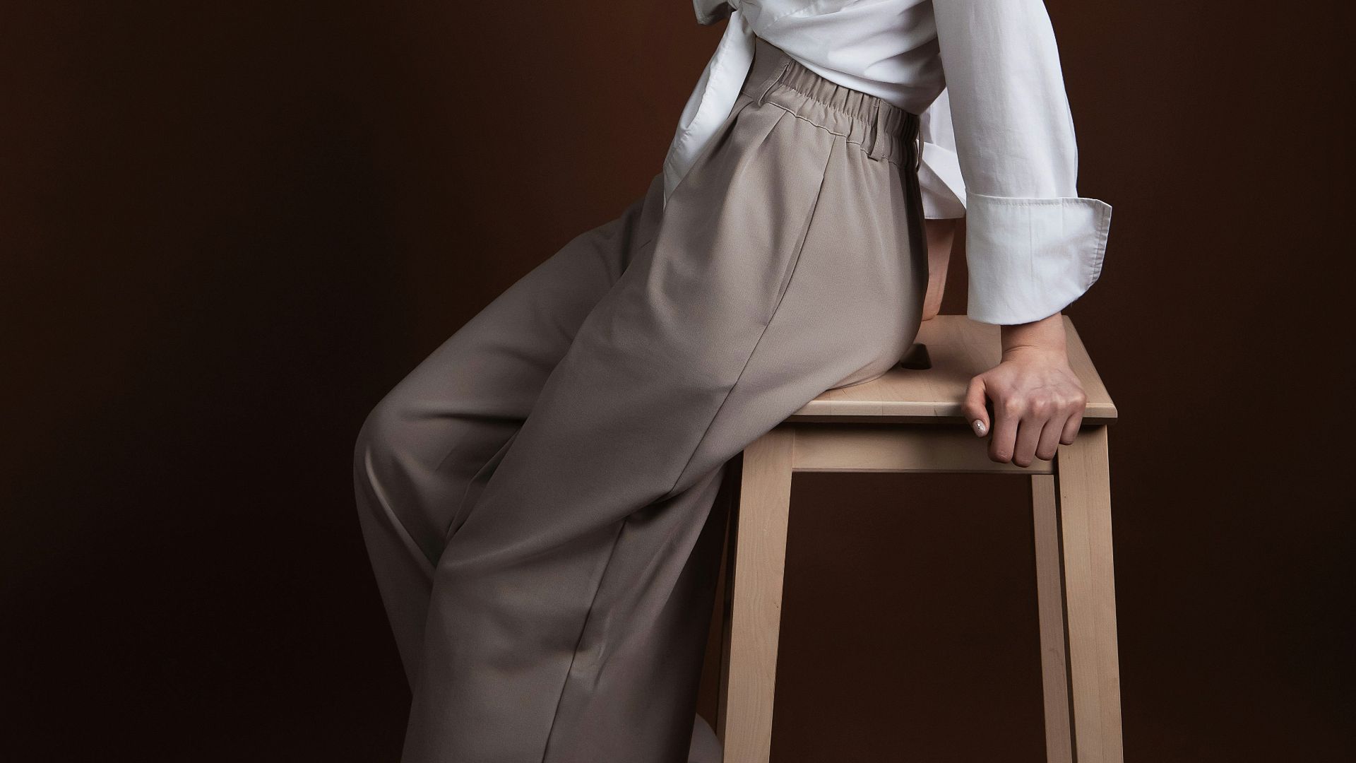 4. Pantalons à coupe droite