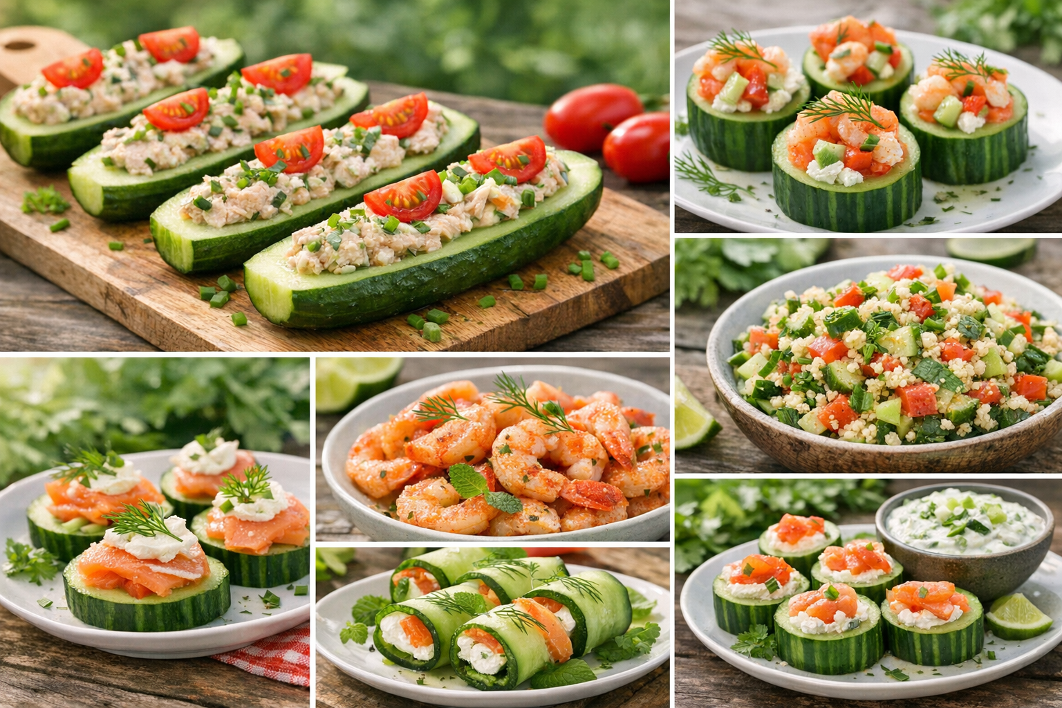 Découvrez nos délicieuses recettes à base de concombre
