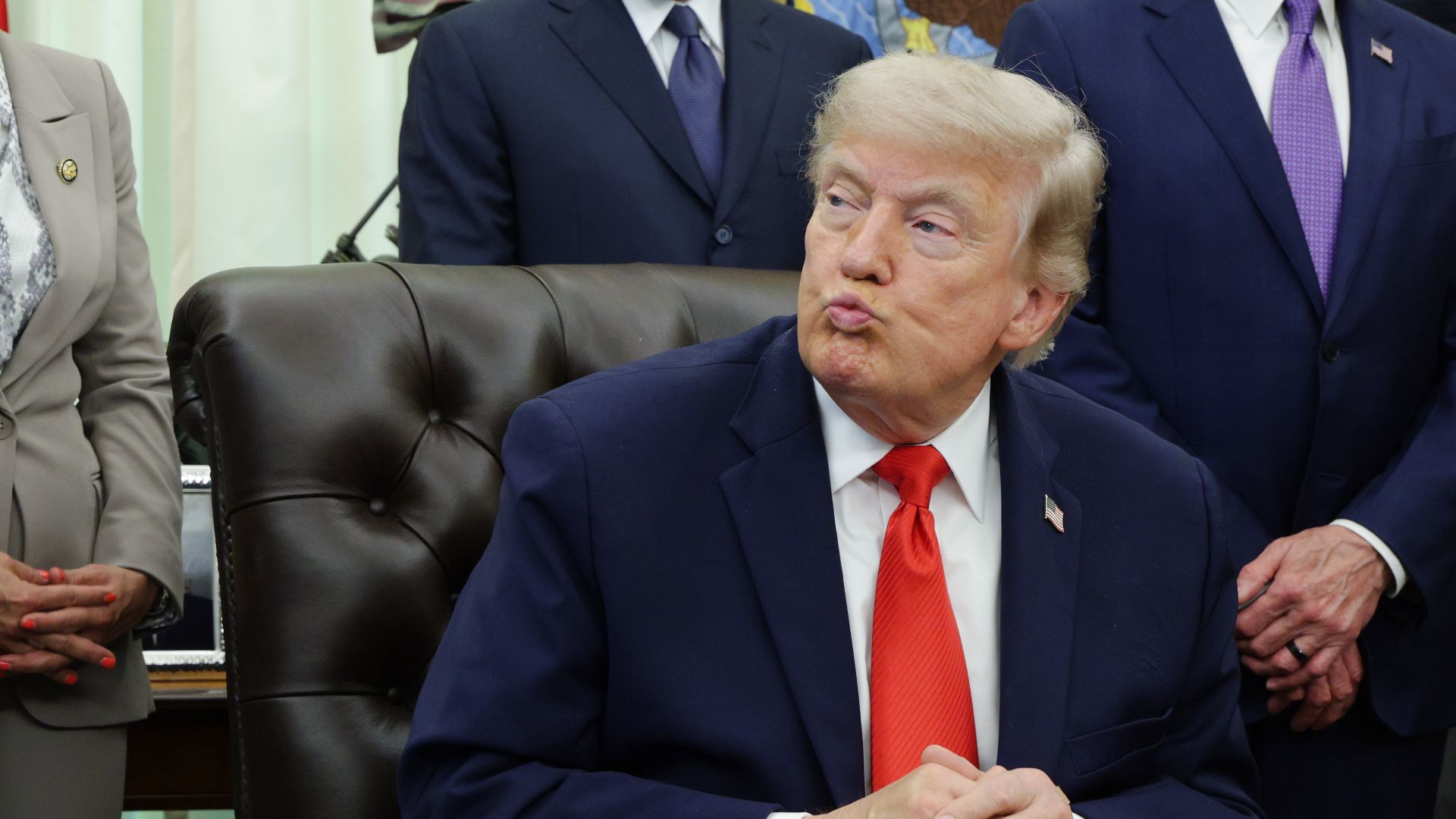 Trump Finishes Second