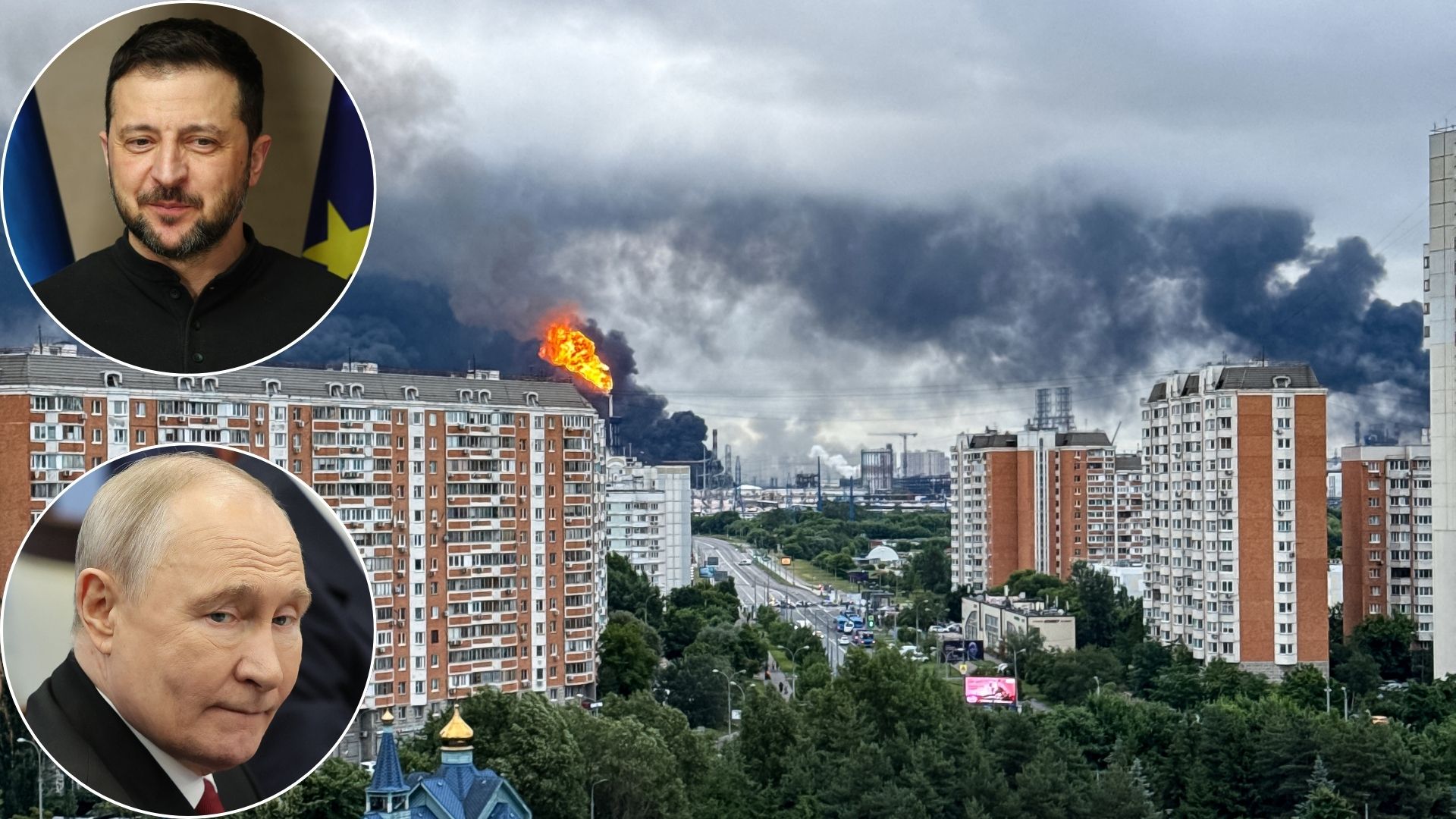Ukraine Strikes Russia, Zelensky Warns: «Your Moscow Will Burn Too»