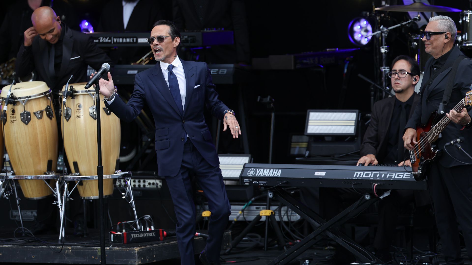 Marc Anthony apporte une touche latine à l'inauguration du Centre Obama