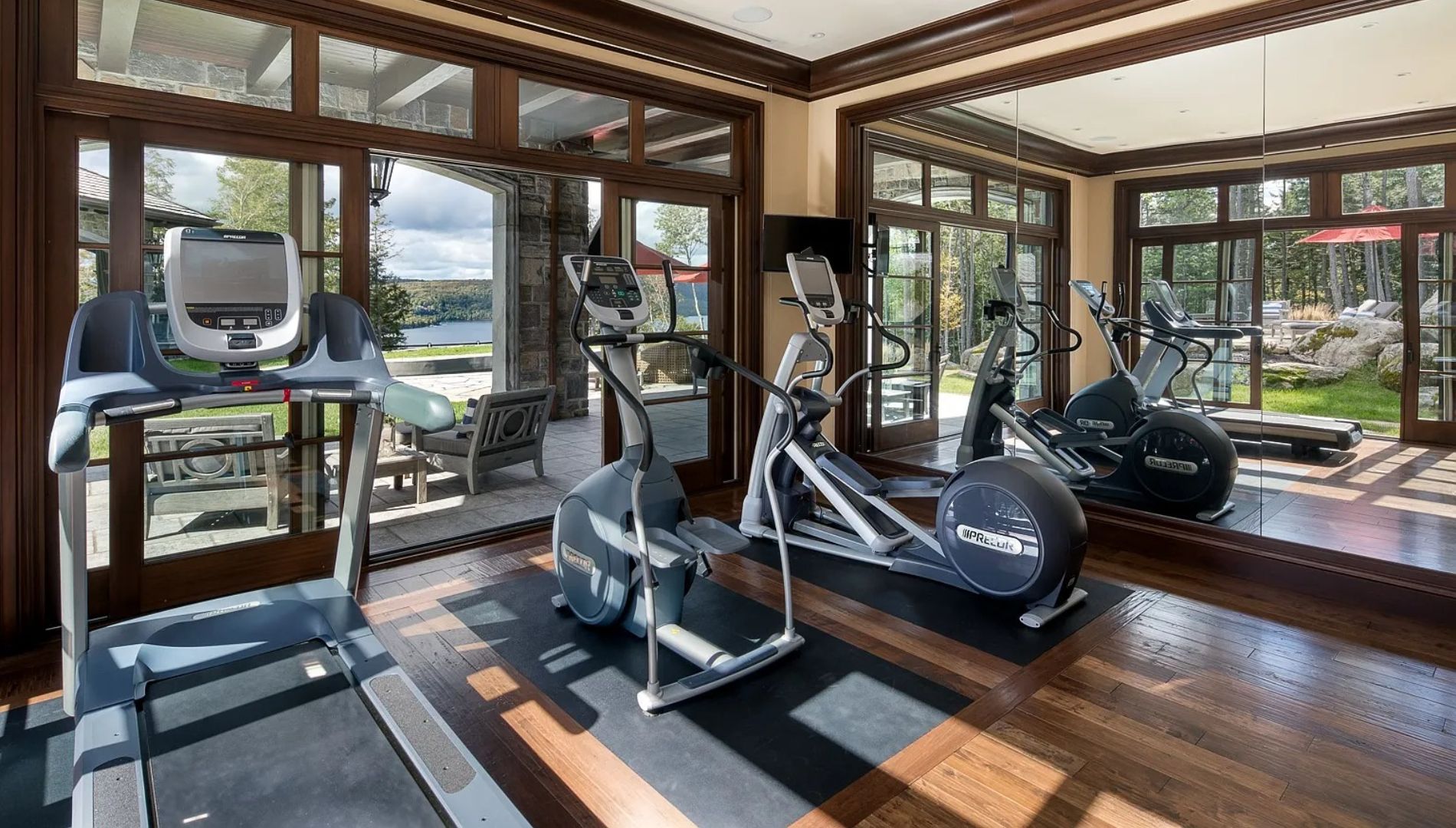 Salle d’entraînement privée