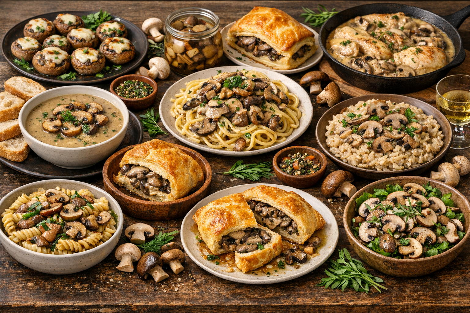 Recettes de champignons faciles et savoureuses