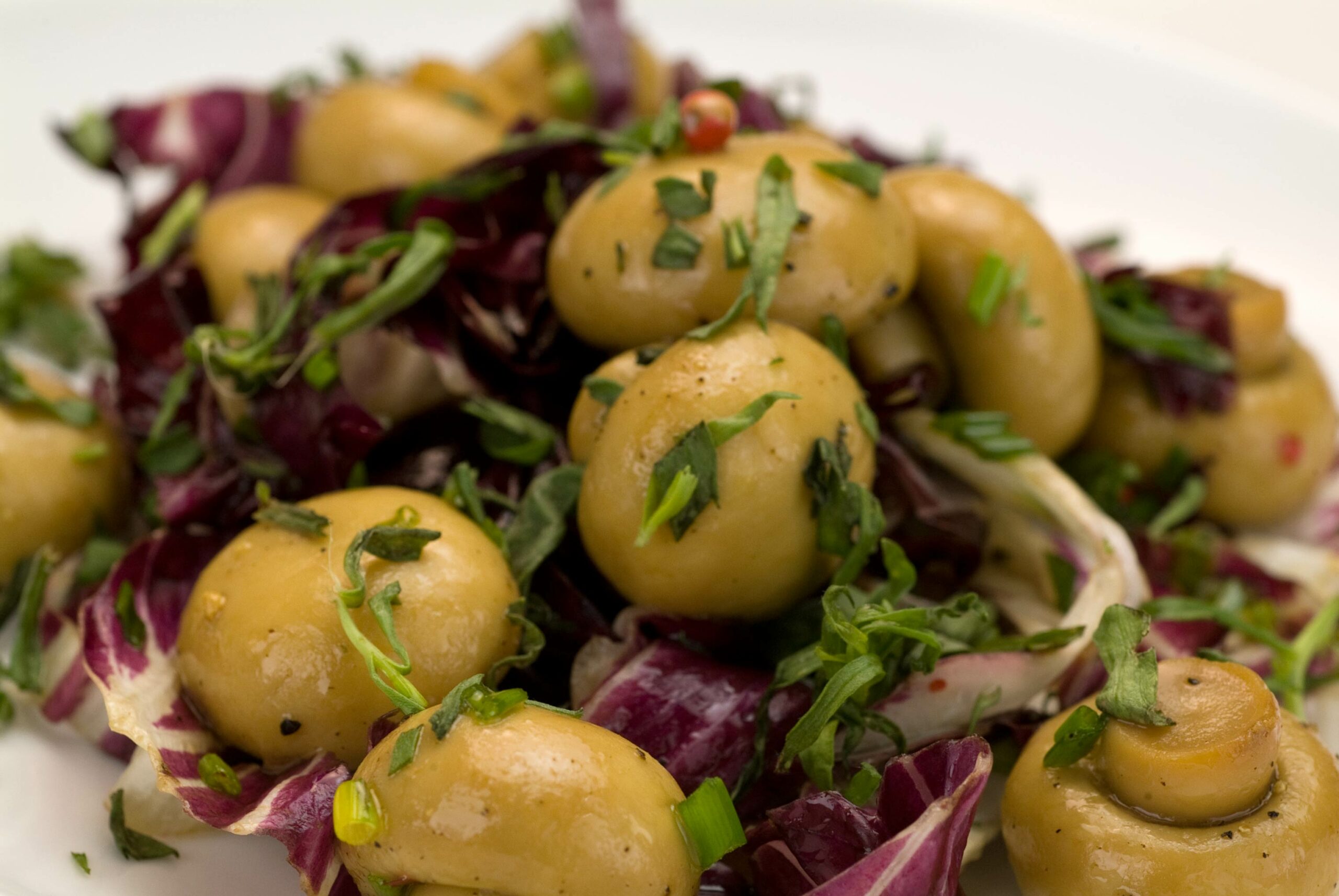 Salade de champignons à l'estragon