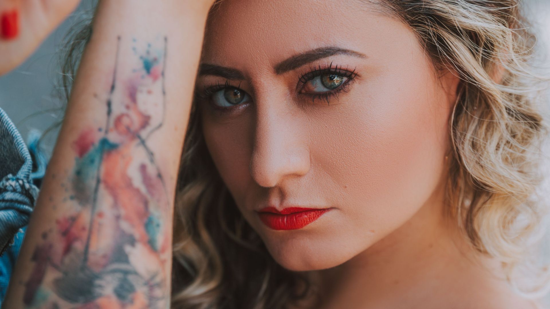 14. Le tatouage aquarelle sans contour