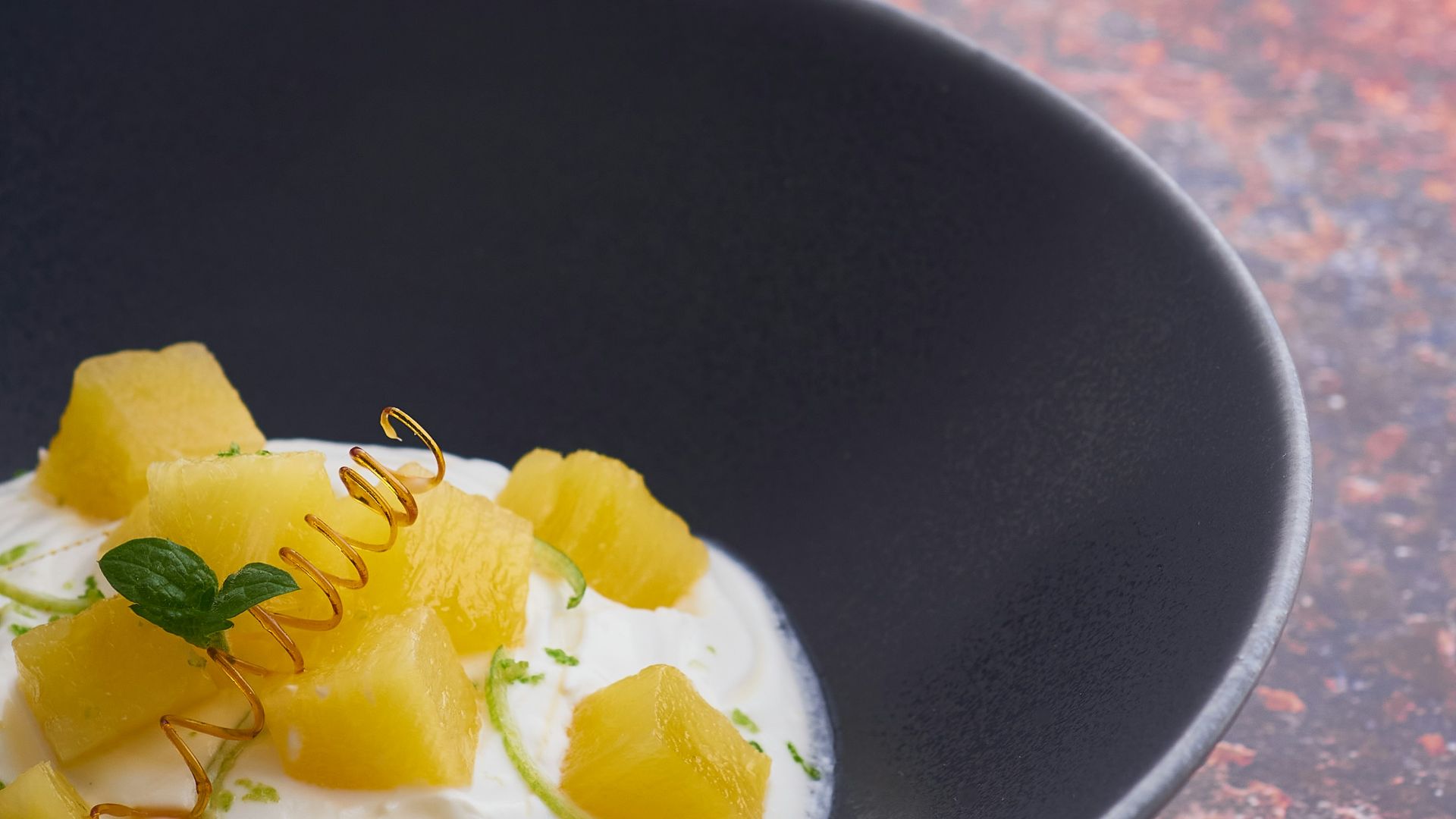 4. Fromage blanc à l'ananas