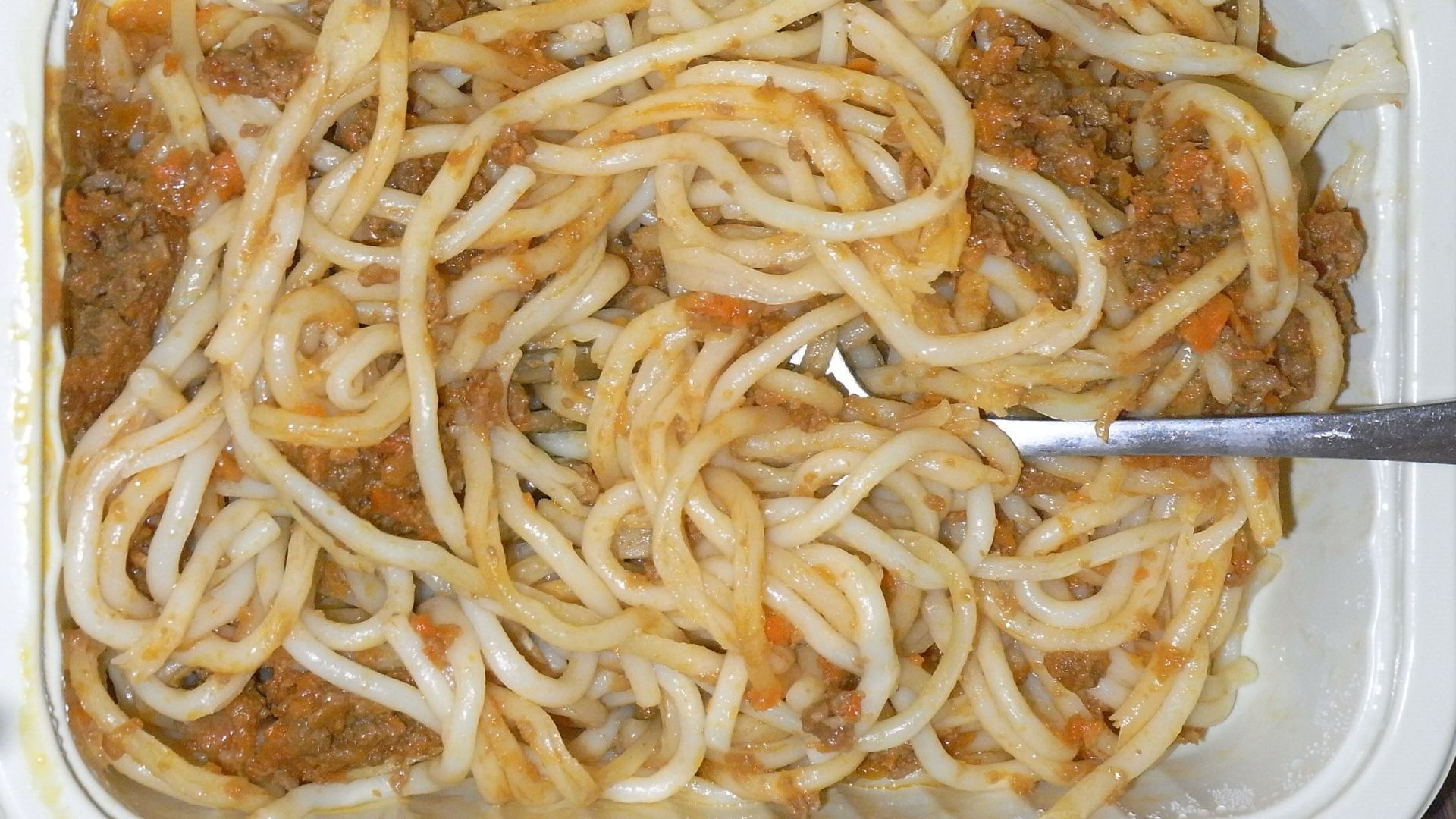 4. Spaghetti à la sauce bœuf