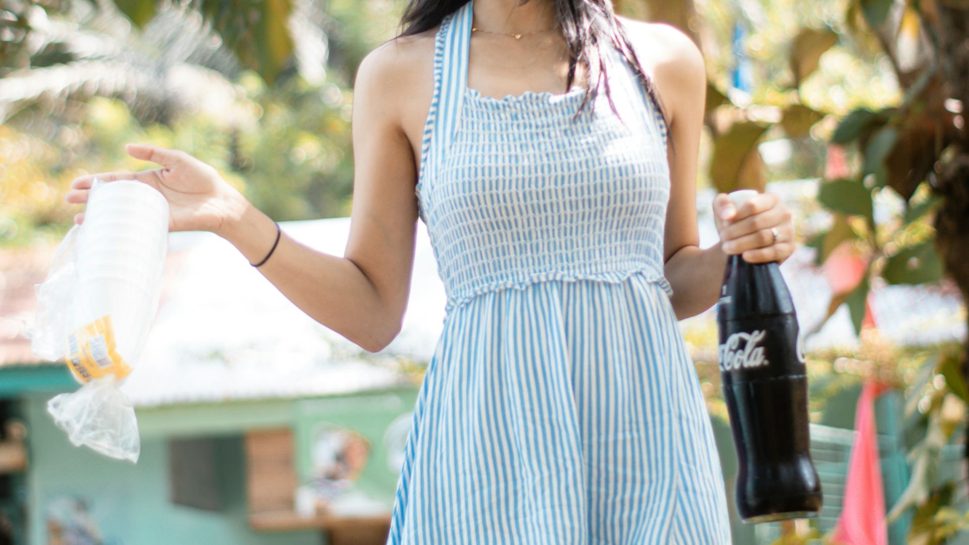 1. Une robe d'été smockée