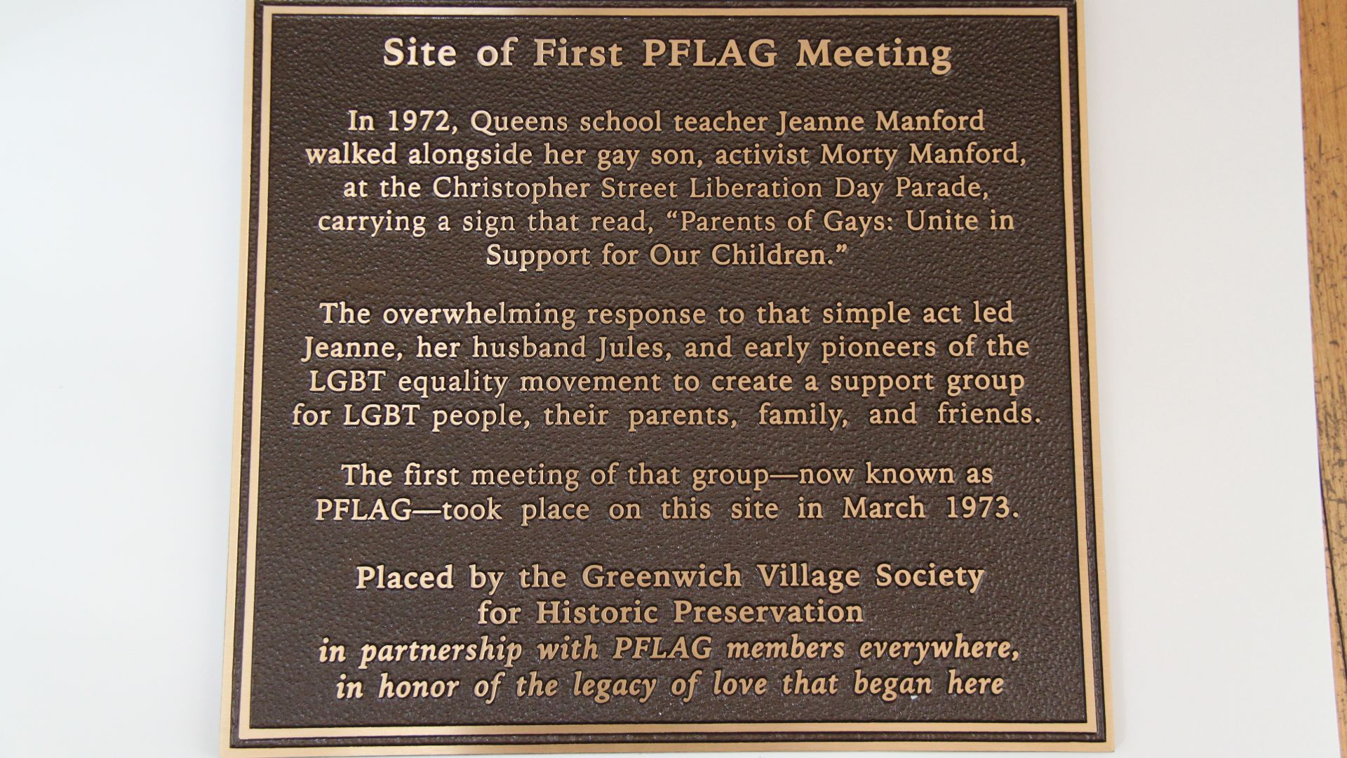 20. Jeanne Manford