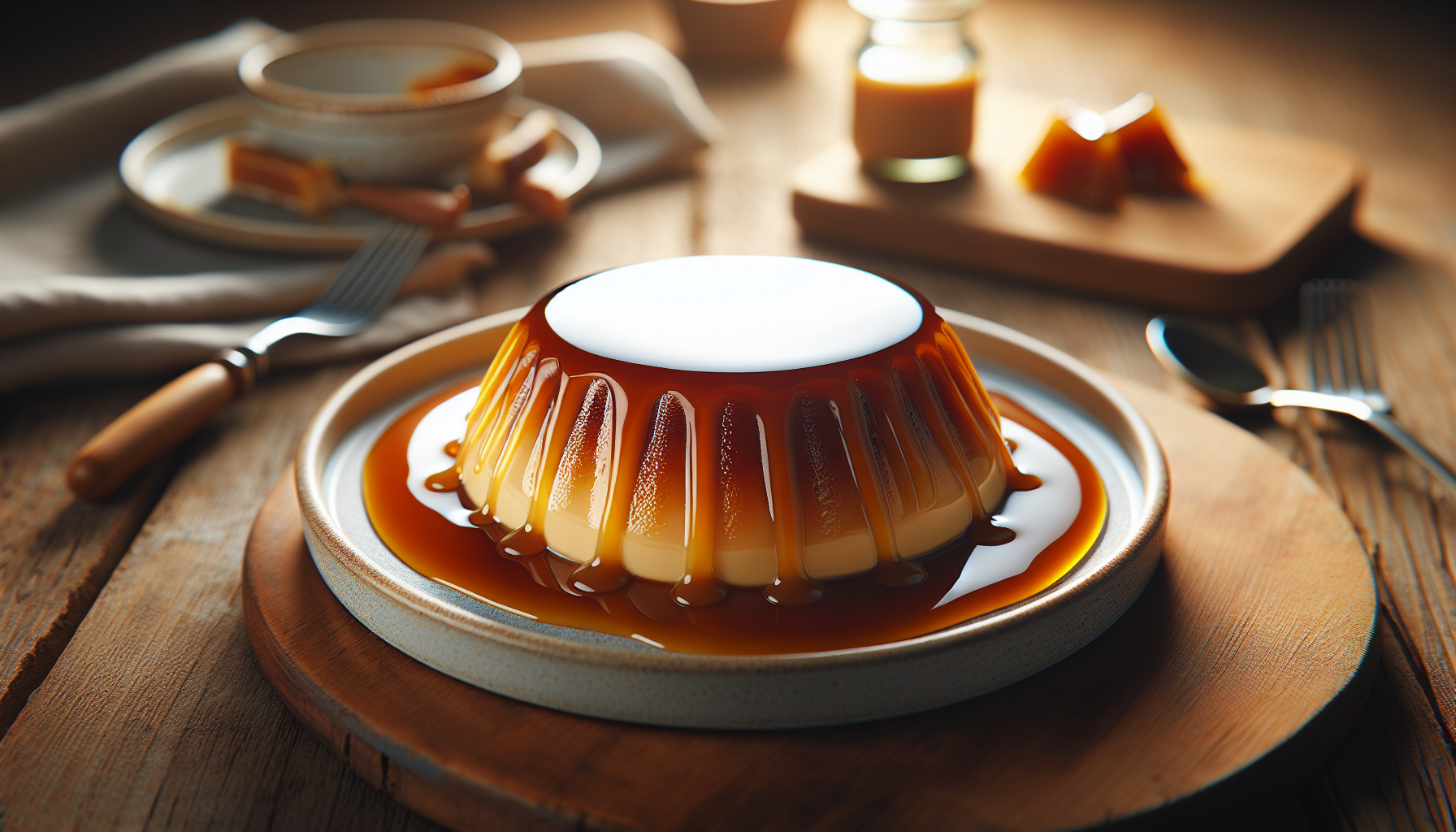 Crème renversée au dulce de leche