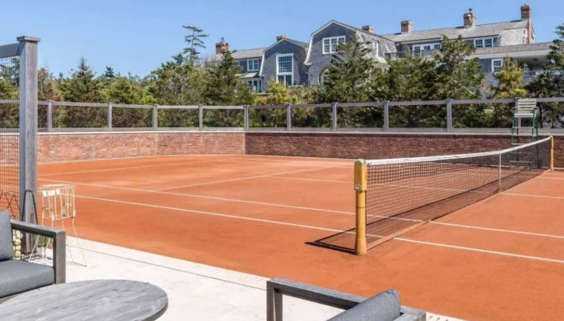 The tennis court