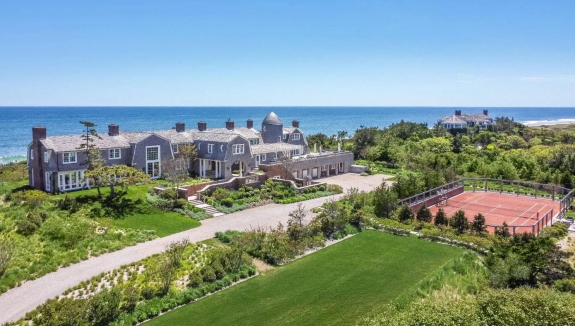 Aerial view of the estate