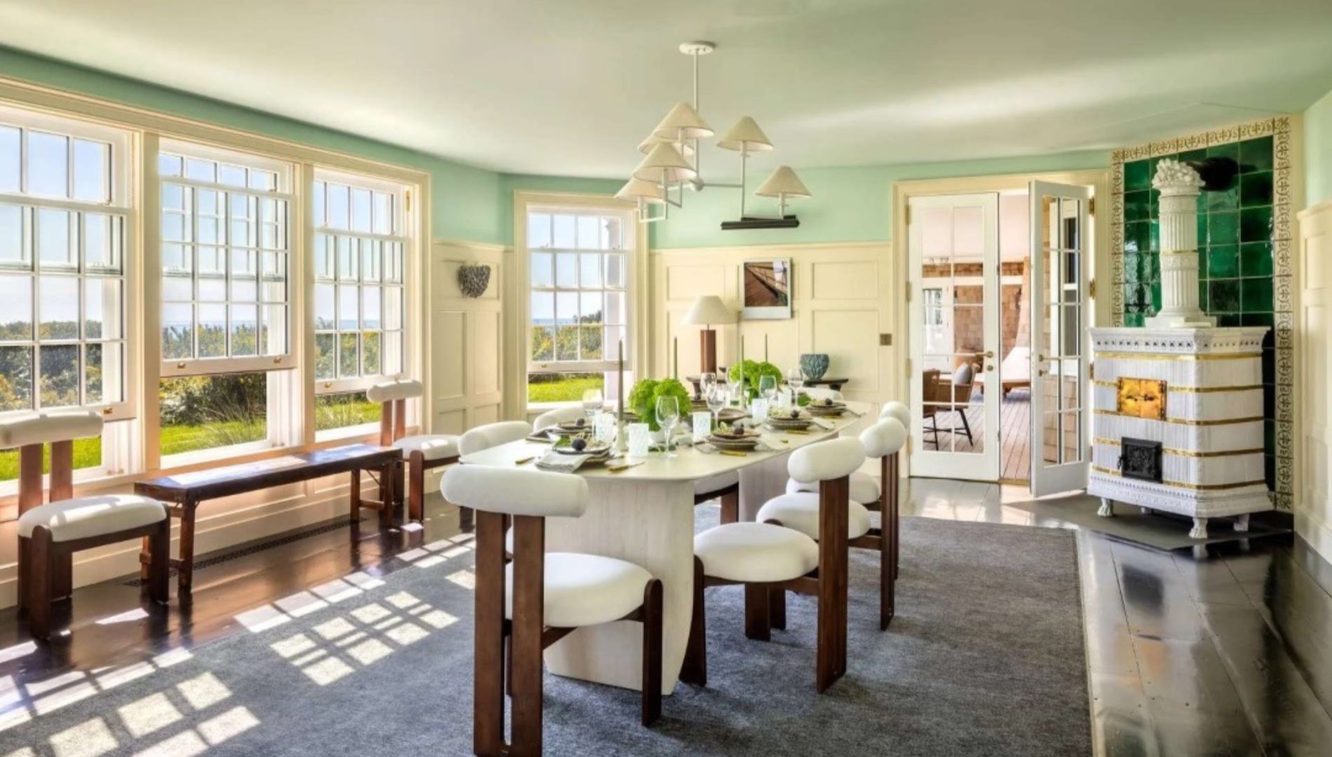 The formal dining room