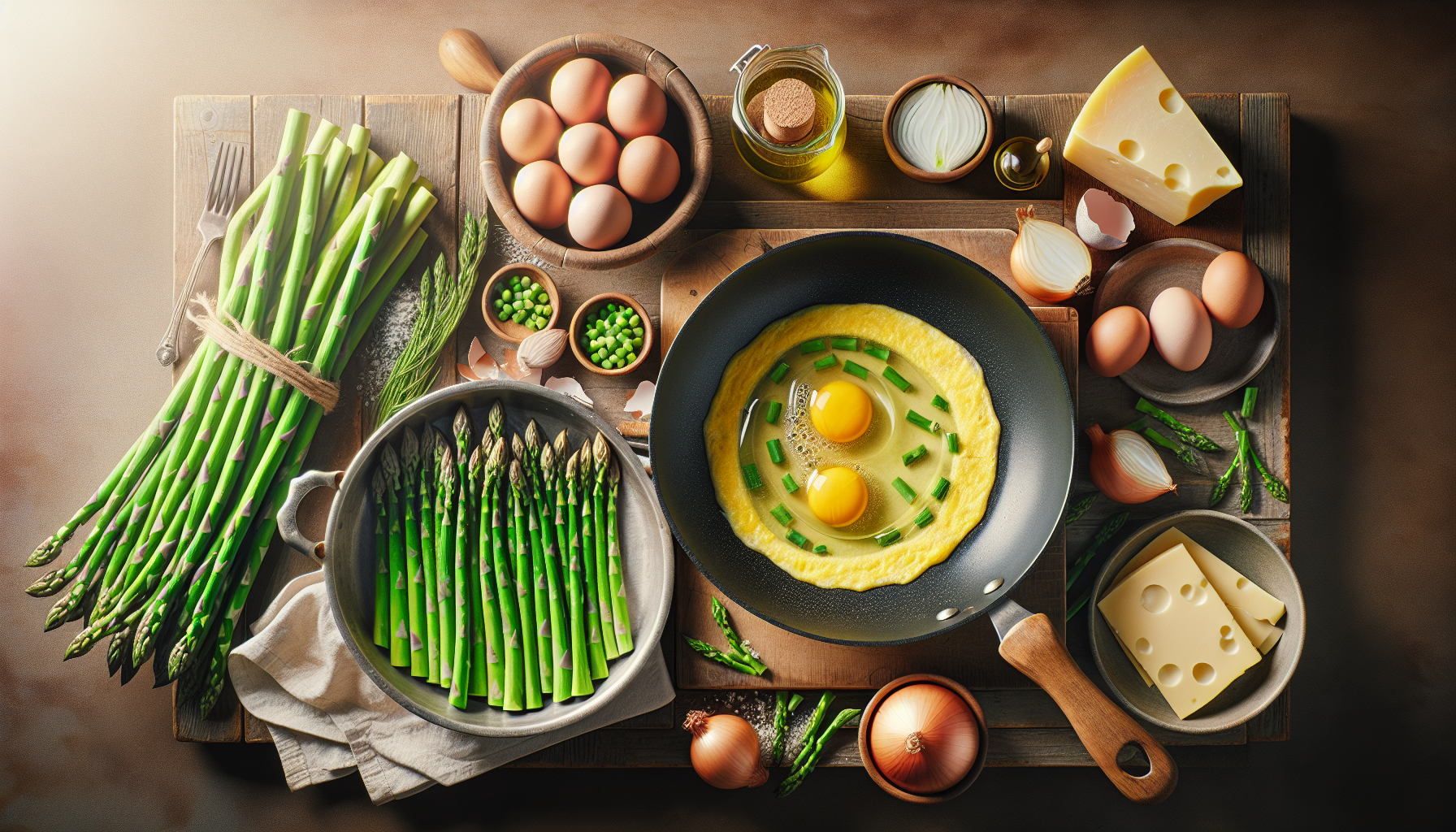 Frittata aux asperges