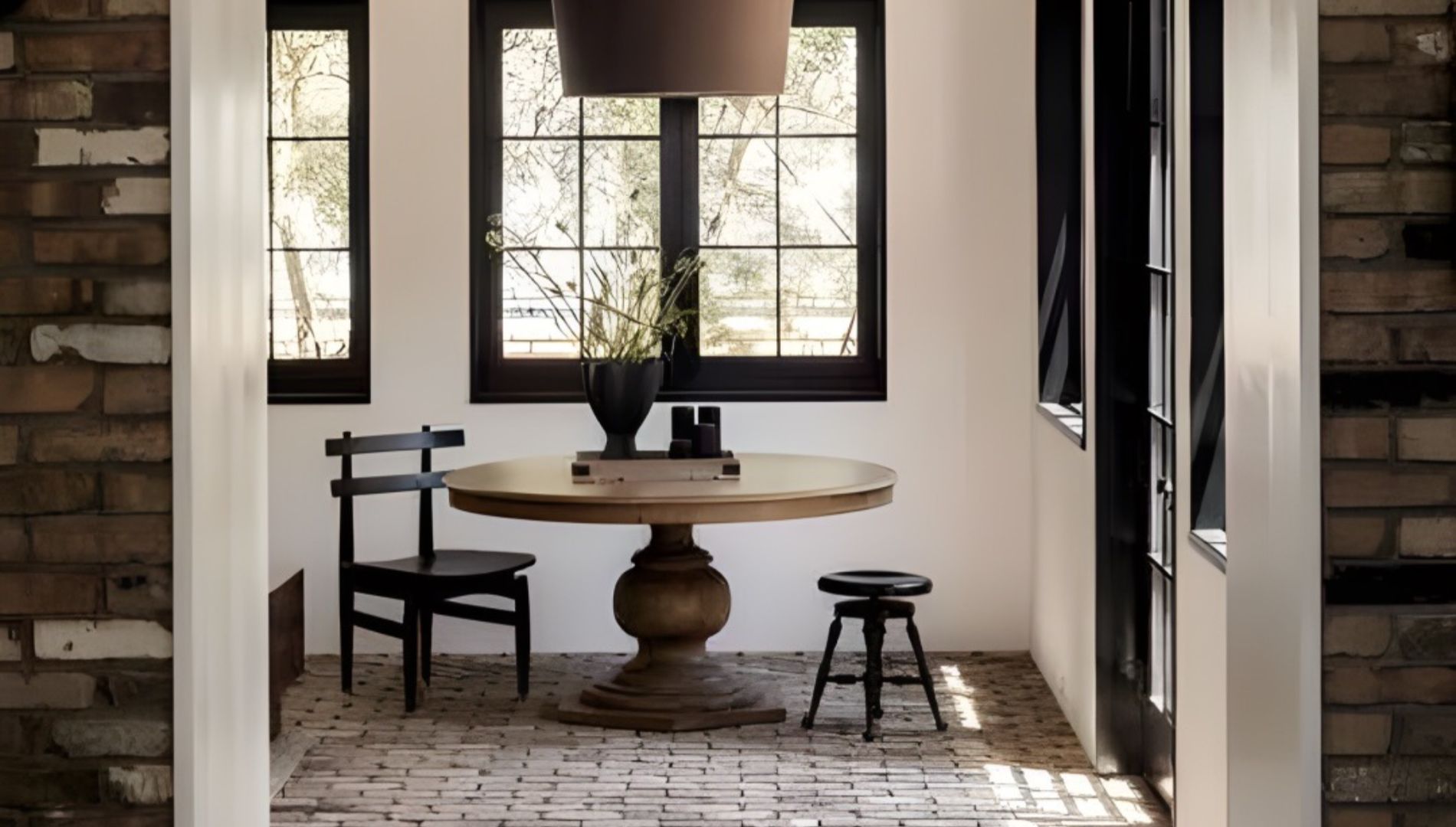 Intimate dining area