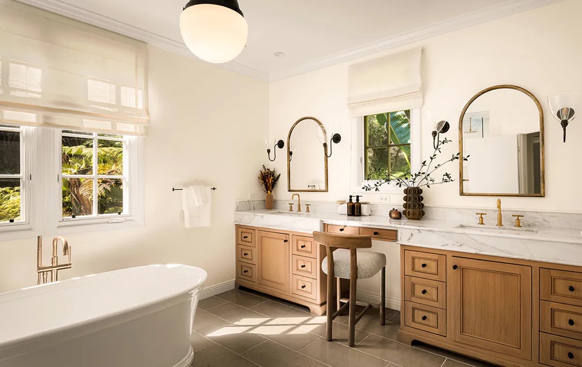 The bathroom